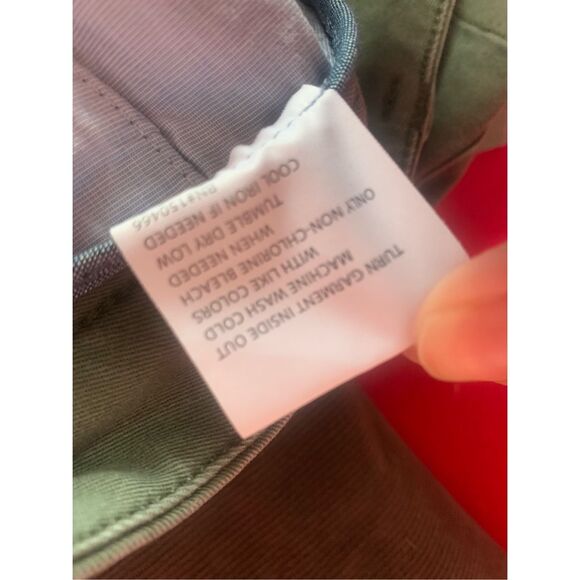 Hawker Rye Men's Essential Wash Chino Shorts Olive Green Size 33 x 7 - Picture 7 of 7